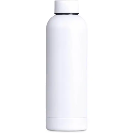 Kooshty Bermuda Recycled Stainless Steel Water Bottle Solid White